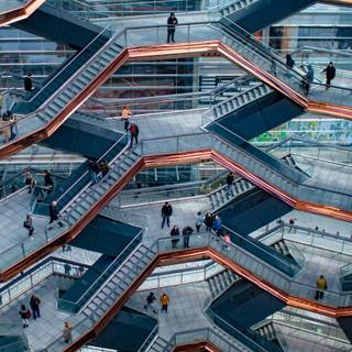 Buildings design aerial view wallpaper