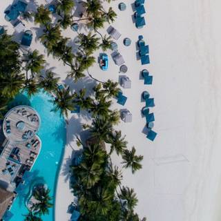 Buildings design aerial view wallpaper