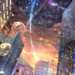 Kimi No Nawa phone HD wallpaper