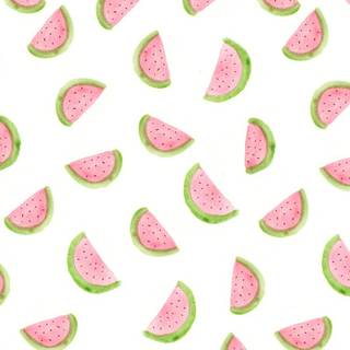 Kawaii watermelon wallpaper