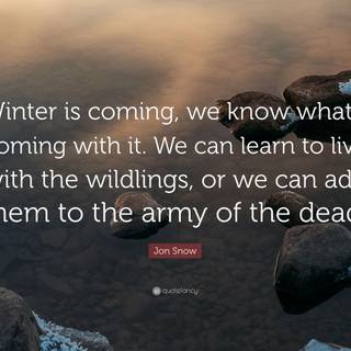 Winter snowy quotes wallpaper