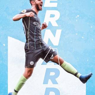 Bernardo Silva Man City iPhone wallpaper