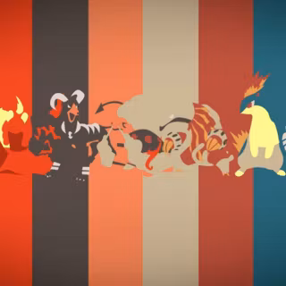 Fire Force minimalist wallpaper