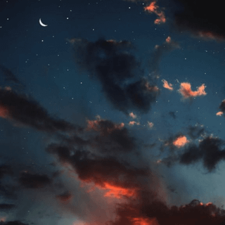 Night sky aesthetic wallpaper