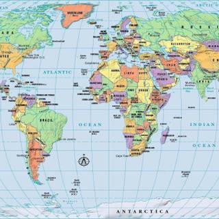 World map HD