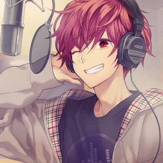 Guys anime headphone wallpaper