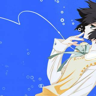 Guys anime headphone wallpaper