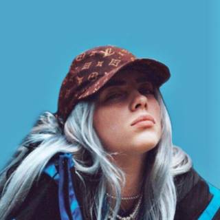 Billie Eilish blue wallpaper