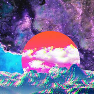 Space landscape aesthetic wallpaper