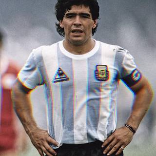 Maradona jersey  number iPhone wallpaper