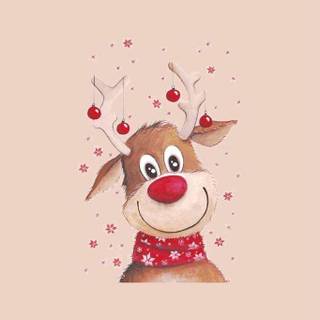 Christmas raindeer wallpaper