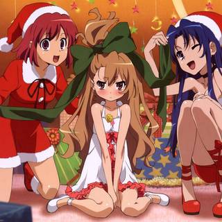 Anime Merry Christmas wallpaper