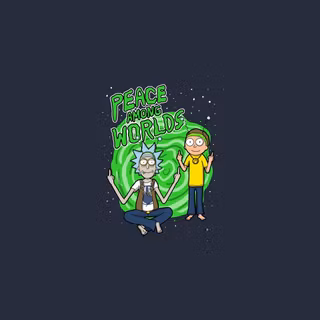 Minimal Rick and Morty wallpaper