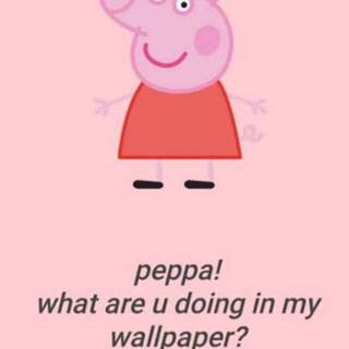 Peppa Pig meme wallpaper