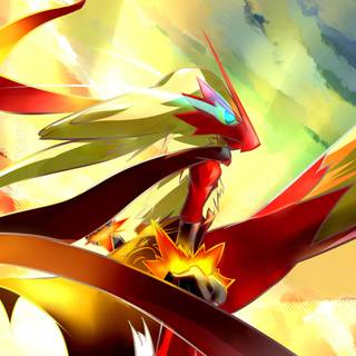 Mega Blaziken vs Mega Lucario wallpaper