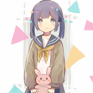Cute rabbit anime wallpaper