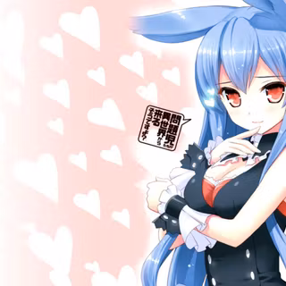 Cute rabbit anime wallpaper