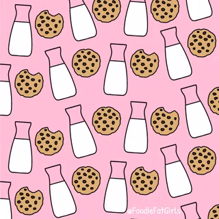 Cookie and milk Santa wallpaper