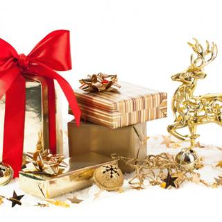 Delivering gifts wallpaper