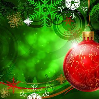 Diamond Christmas decorations wallpaper