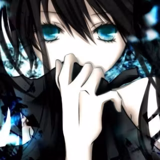 Very bad mood anime girl wallpaper