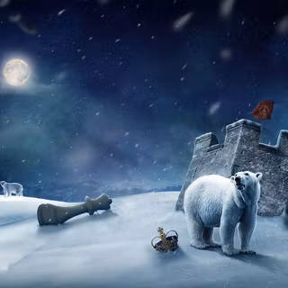 Polar Bear Express wallpaper