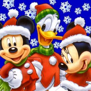 Mickey's Christmas wallpaper