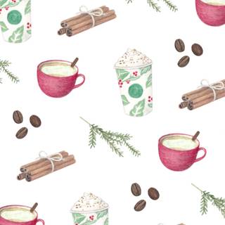 Christmas Starbucks wallpaper