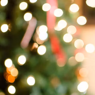 Christmas lights iPad wallpaper