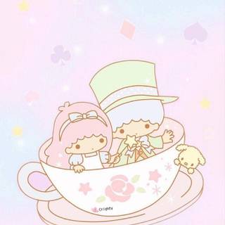 Little Twin Star iPhone wallpaper