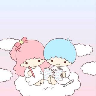 Little Twin Star iPhone wallpaper