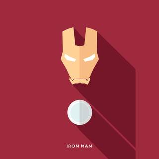 Iron Man minimalist wallpaper