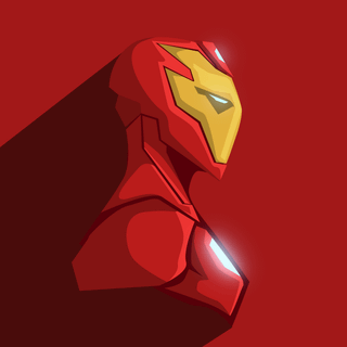 Iron Man minimalist wallpaper