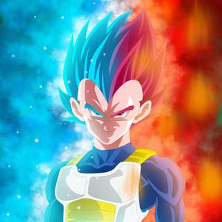 DB SSB Vegeta desktop wallpaper