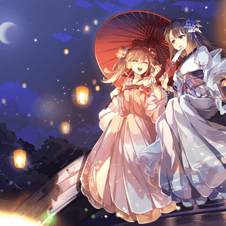 Anime friends forever wallpaper