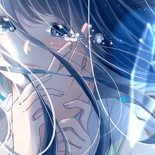 Anime crying girl wallpaper
