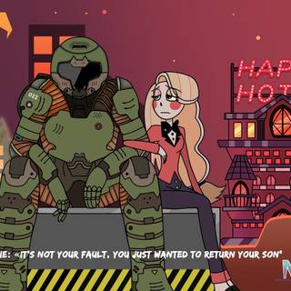 Hazbin Hotel computer wallpaper