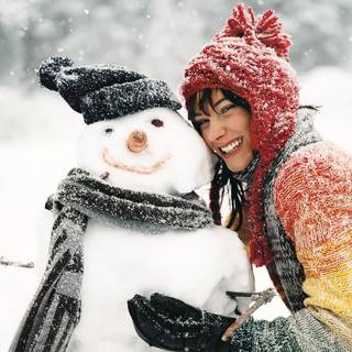 Girls winter wallpaper