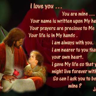 Christian Christmas greetings wallpaper