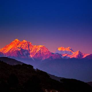 Himalayas mountain range wallpaper