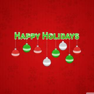 Happy Holidays 4K wallpaper