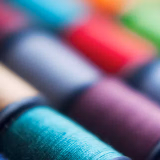Colorful threads wallpaper