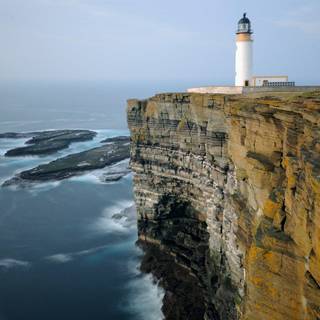 Coastline lighthouse wallpaper