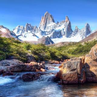 Rocky Mountains landscape wallpaper