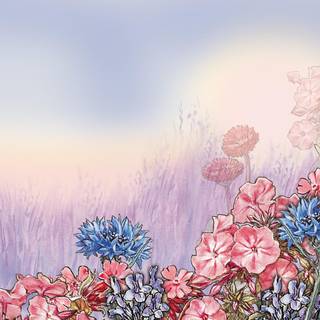 Flower fairy wallpaper