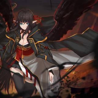 Anime half demon wallpaper