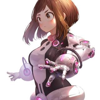 Ochako Uraraka phone wallpaper