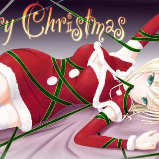 Anime Merry Christmas HD wallpaper