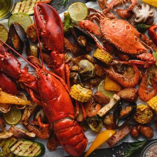Seafood boil wallpaper