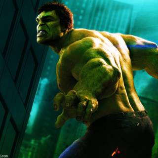 Hulk and wolf wallpaper